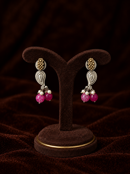 Krisha dual tone necklace set