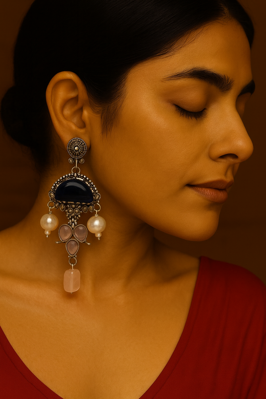 Zara stone danglers