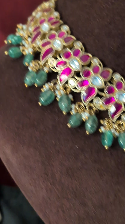 MAHIMA JADAU KUNDAN NECKLACE